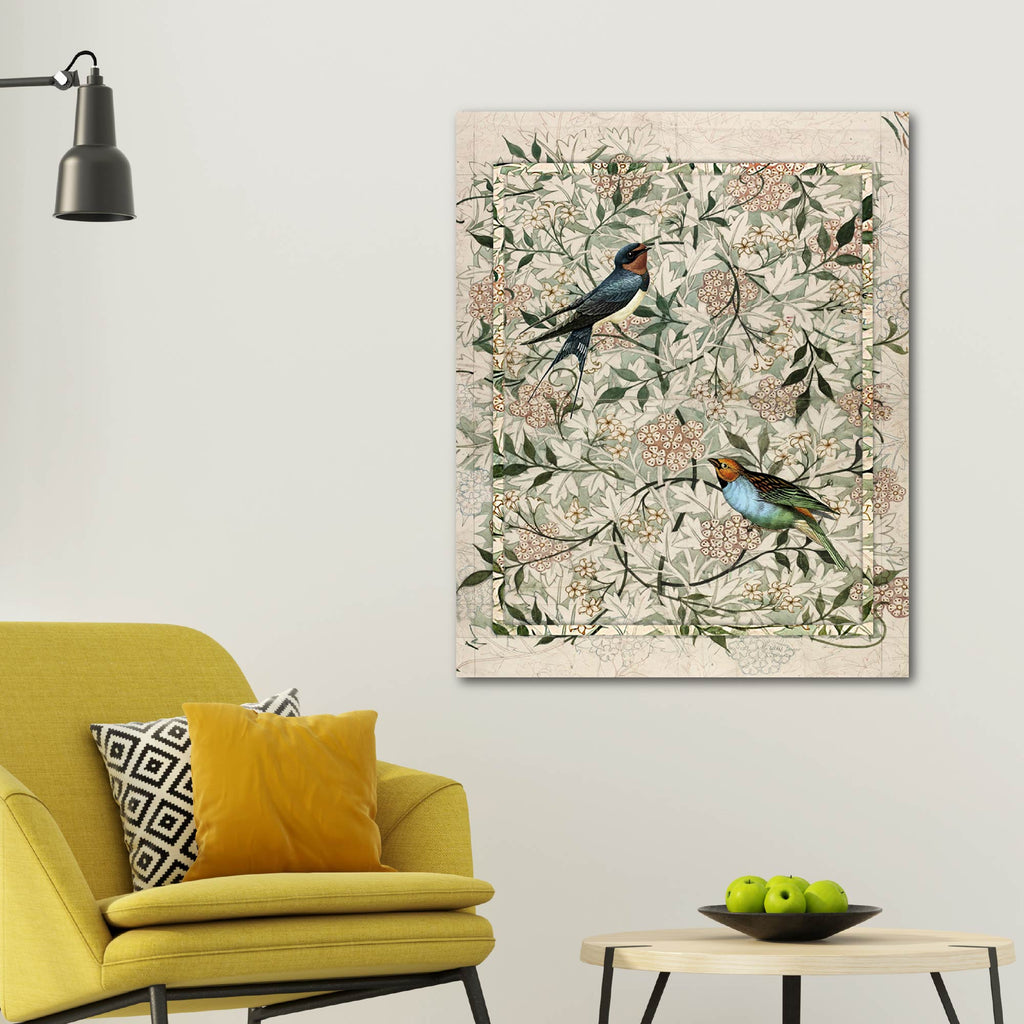 Aviary I - Gallery Wrapped Canvas