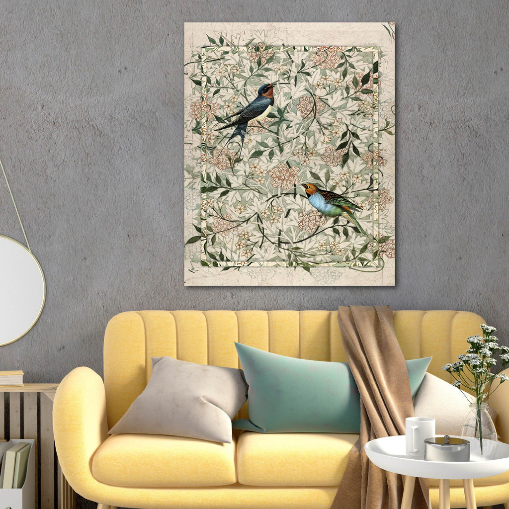 Aviary I - Gallery Wrapped Canvas