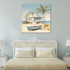 Cottage by the Sea - Gallery Wrapped Canvas