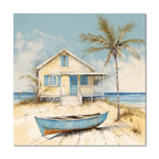 Cottage by the Sea - Gallery Wrapped Canvas
