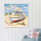 Cottage by the Sea II - Gallery Wrapped Canvas