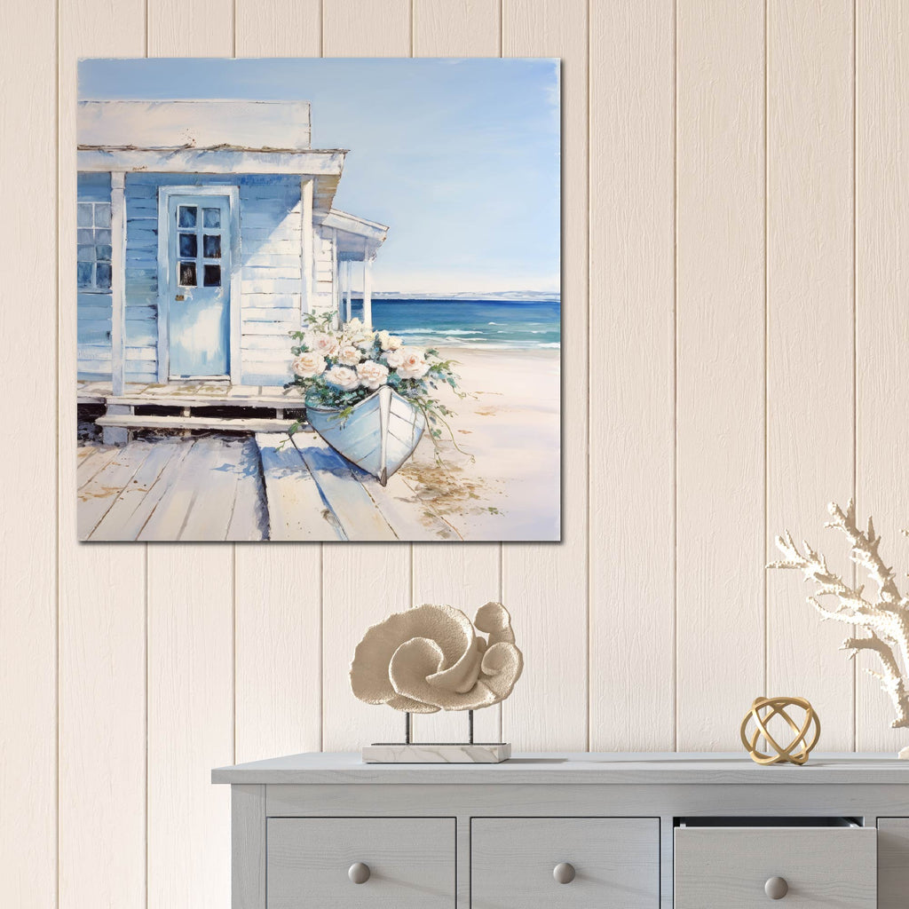 Cottage by the Sea III - Gallery Wrapped Canvas