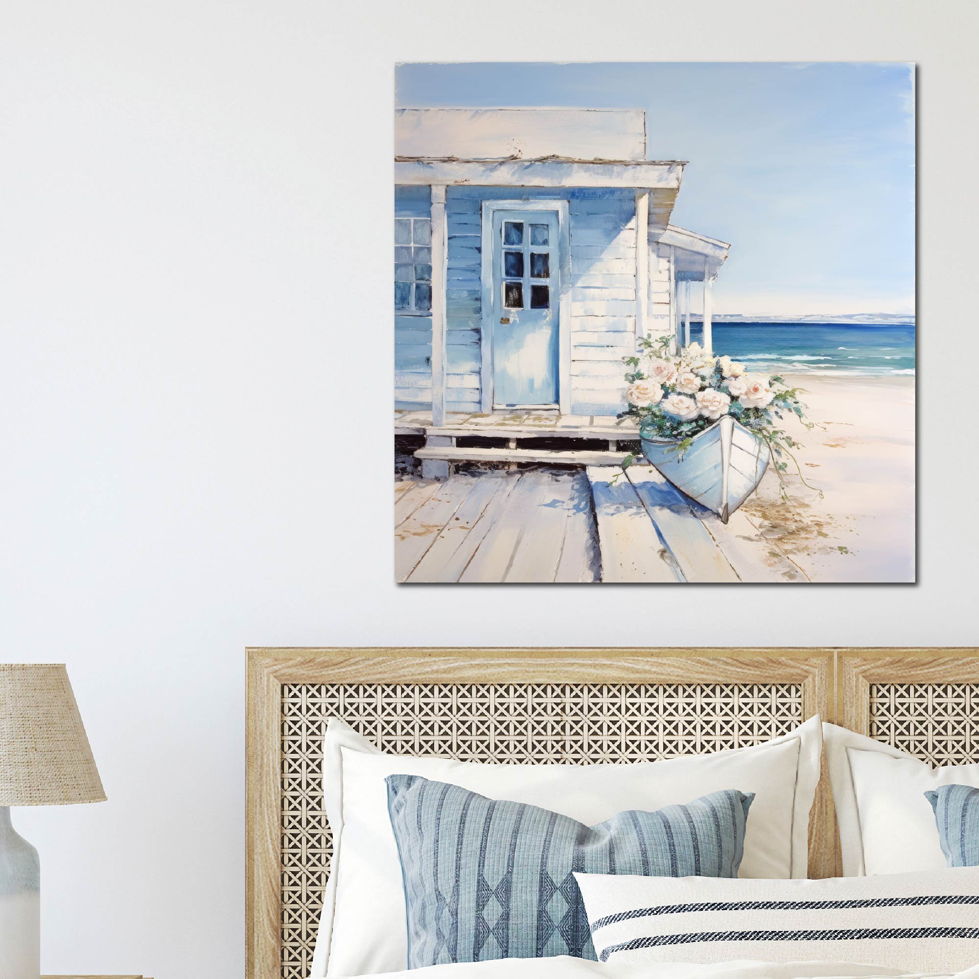 Cottage by the Sea III - Gallery Wrapped Canvas