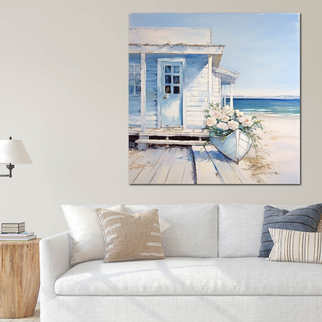 Cottage by the Sea III - Gallery Wrapped Canvas