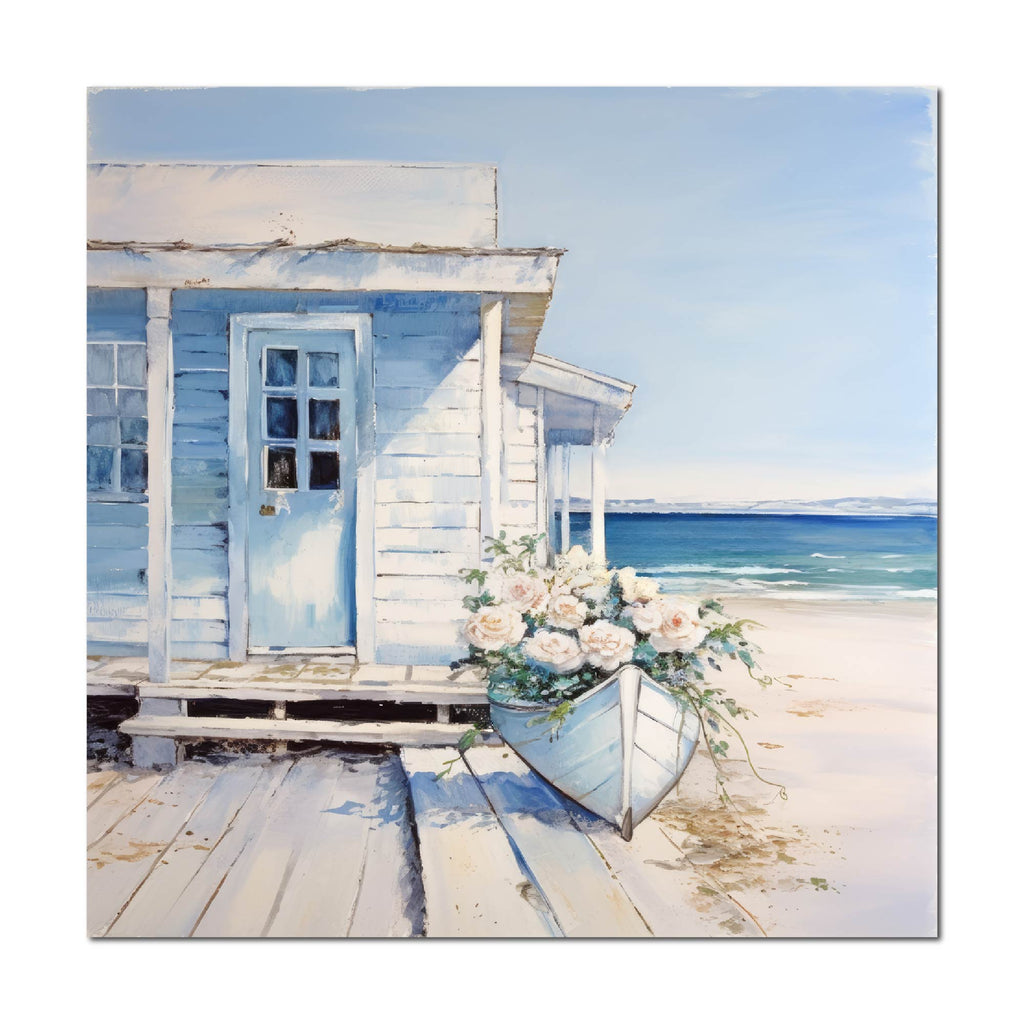 Cottage by the Sea III - Gallery Wrapped Canvas