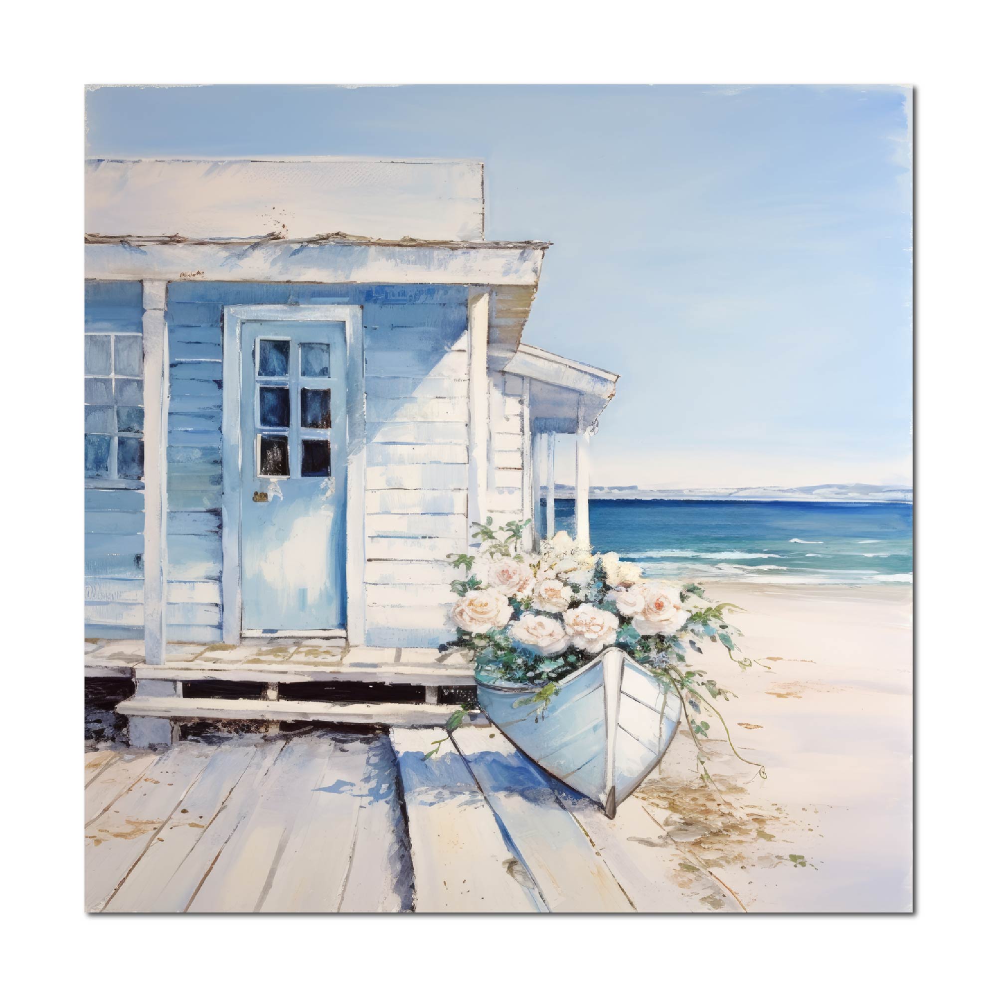 Cottage by the Sea III - Gallery Wrapped Canvas