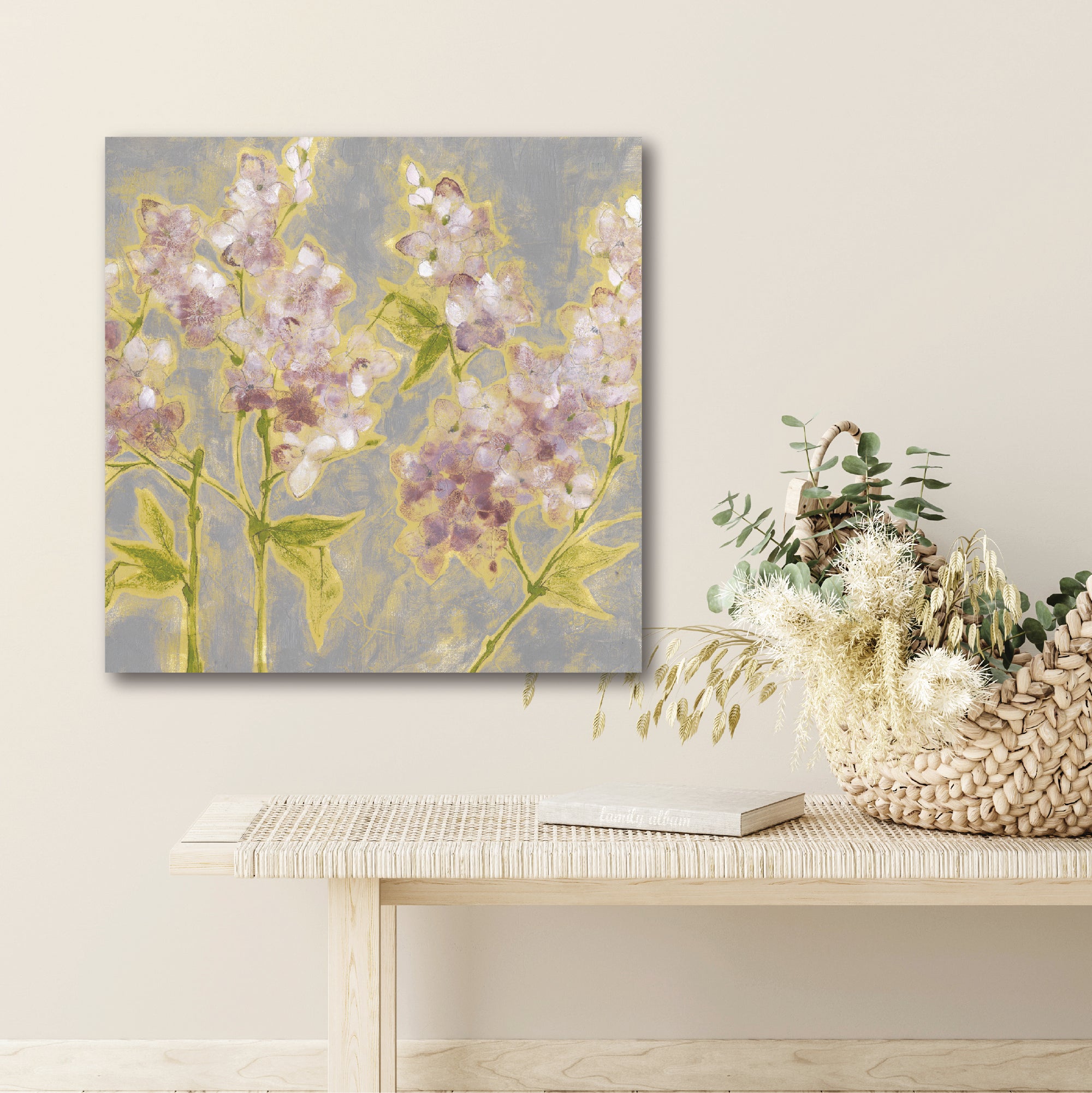 Ethereal Flowers II - Gallery Wrapped Canvas