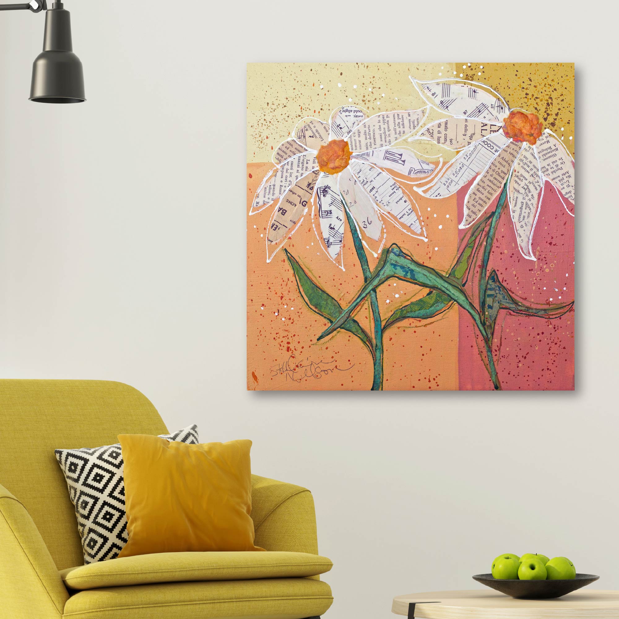 Literary Bouquet - Gallery Wrapped Canvas