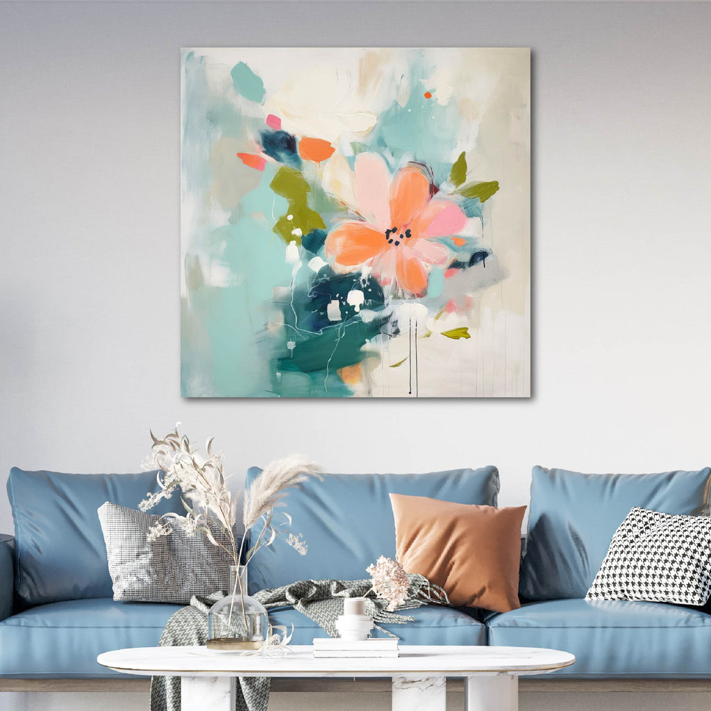 Blossoms in Bold Strokes - Gallery Wrapped Canvas