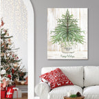 Happy Holidays Tree - Gallery Wrapped Canvas