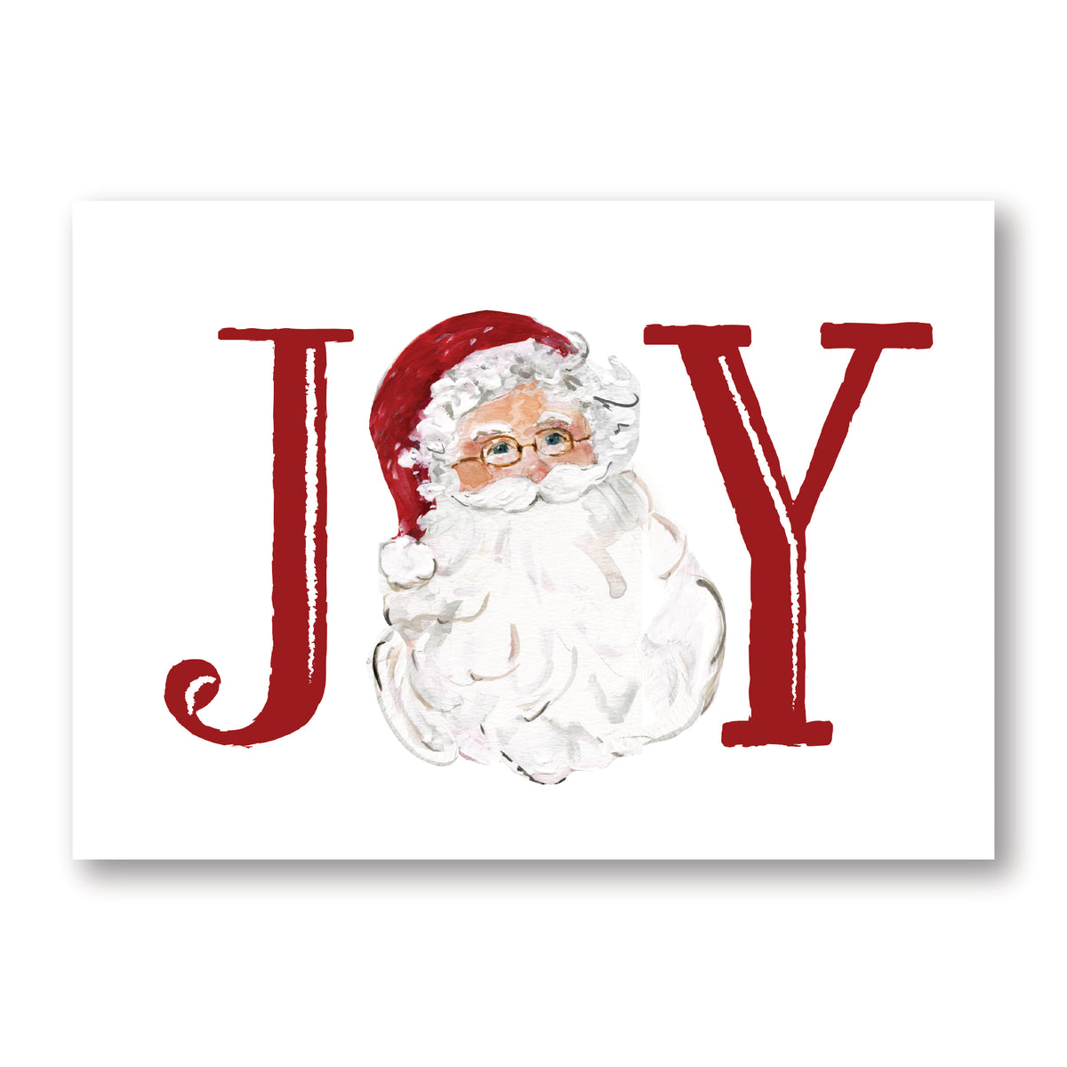 Santa Joy - Gallery Wrapped Canvas Wall Art