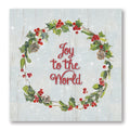 Joy To The World - Gallery Wrapped Canvas Wall Art