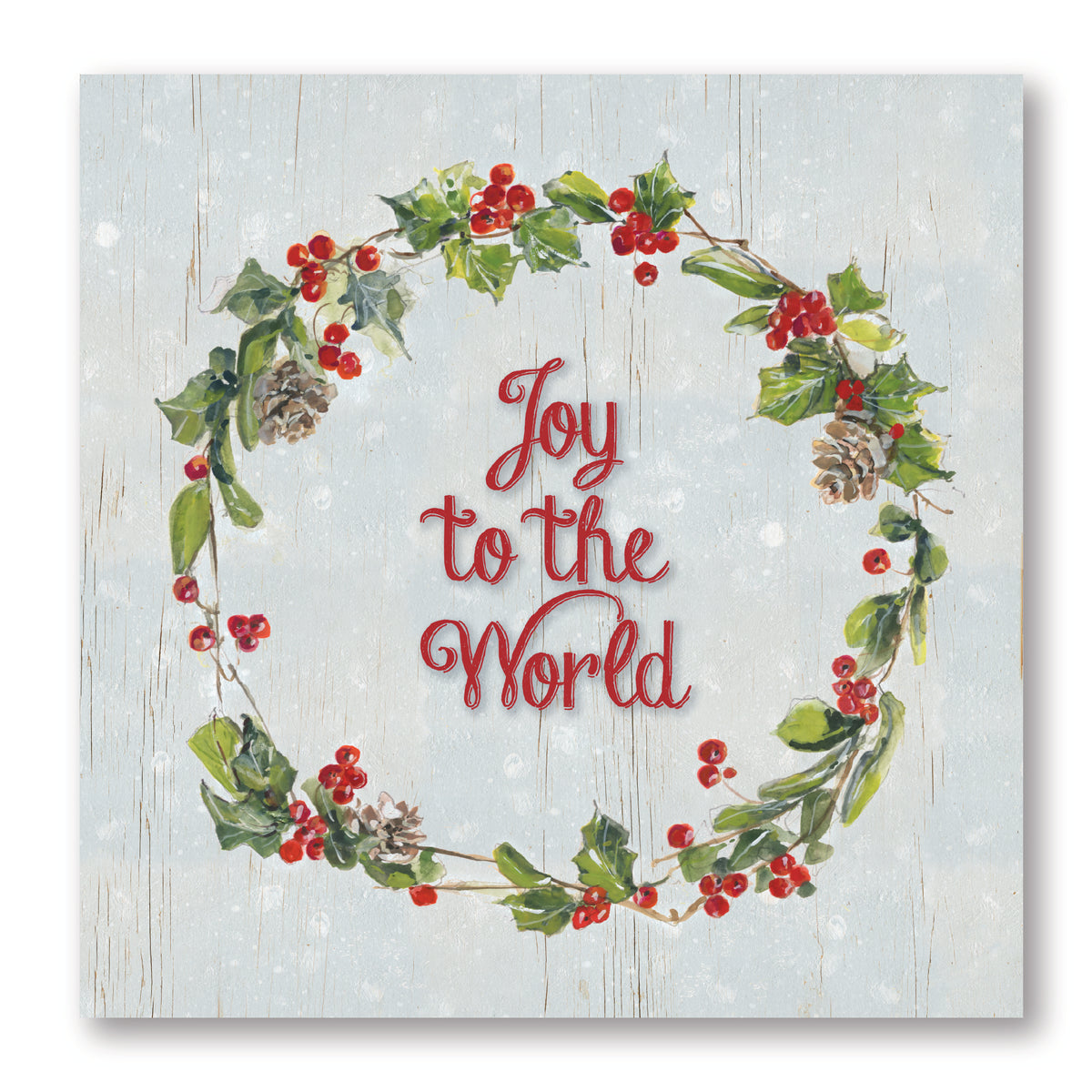 Joy To The World - Gallery Wrapped Canvas Wall Art
