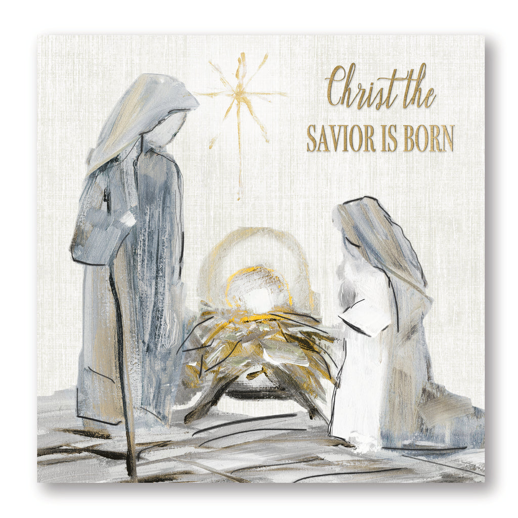 The Savior is Born - Gallery Wrapped Canvas Wall Art