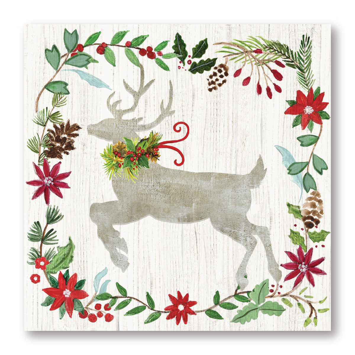 Nature Wreath - Gallery Wrapped Canvas Wall Art
