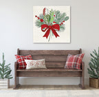 Christmas Greenery - Gallery Wrapped Canvas Wall Art