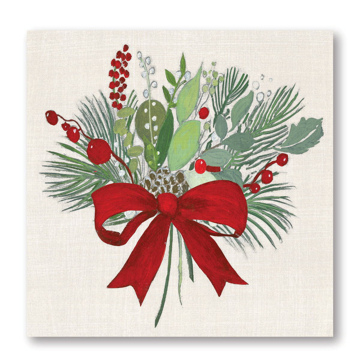 Christmas Greenery - Gallery Wrapped Canvas Wall Art