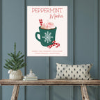 Peppermint Wishes - Gallery Wrapped Canvas Wall Art