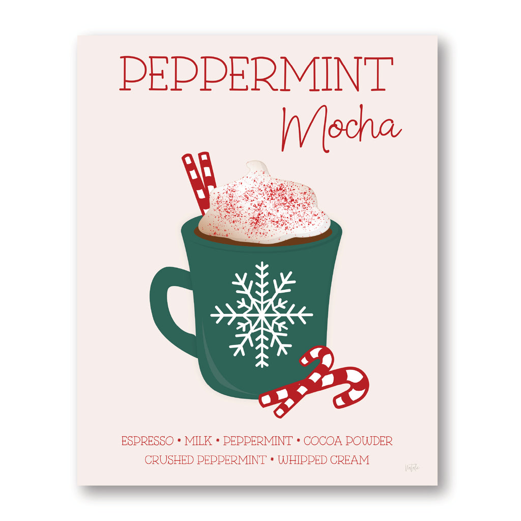 Peppermint Wishes - Gallery Wrapped Canvas Wall Art