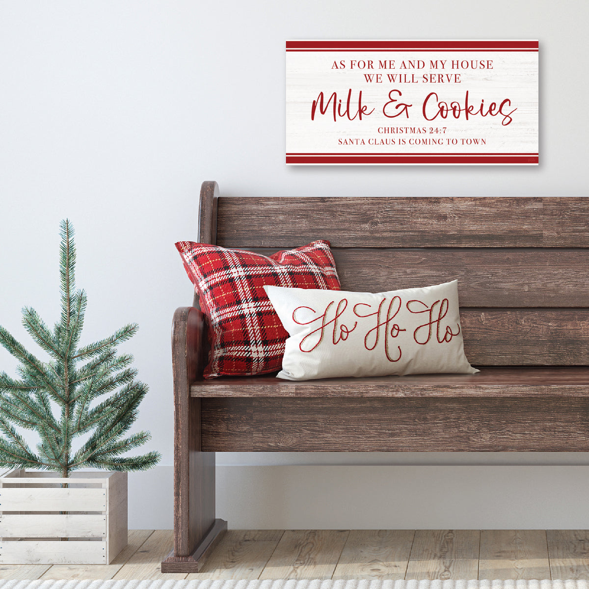Milk & Cookies - Gallery Wrapped Canvas Wall Art