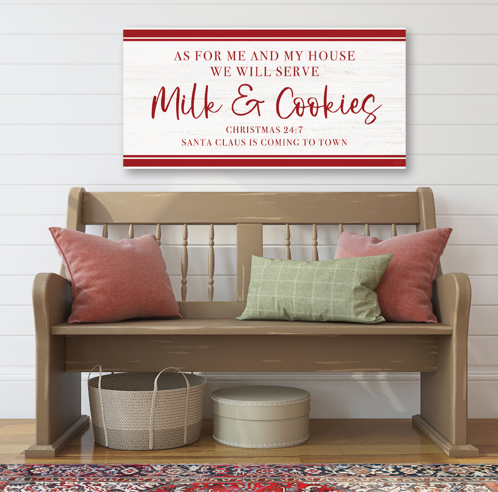 Milk & Cookies - Gallery Wrapped Canvas Wall Art