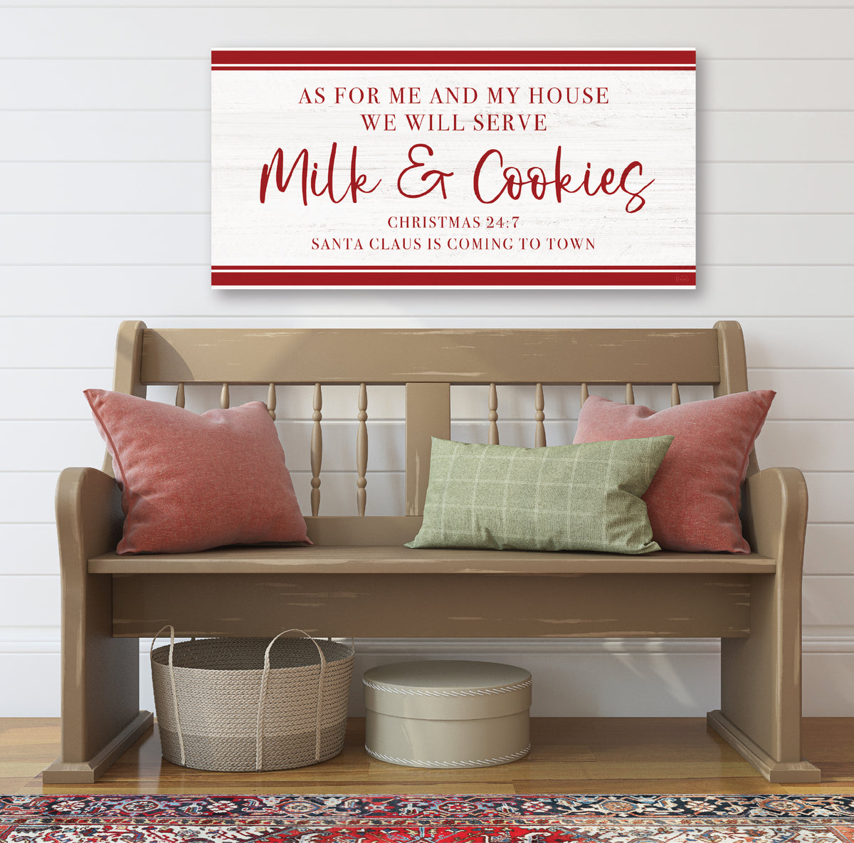 Milk & Cookies - Gallery Wrapped Canvas Wall Art