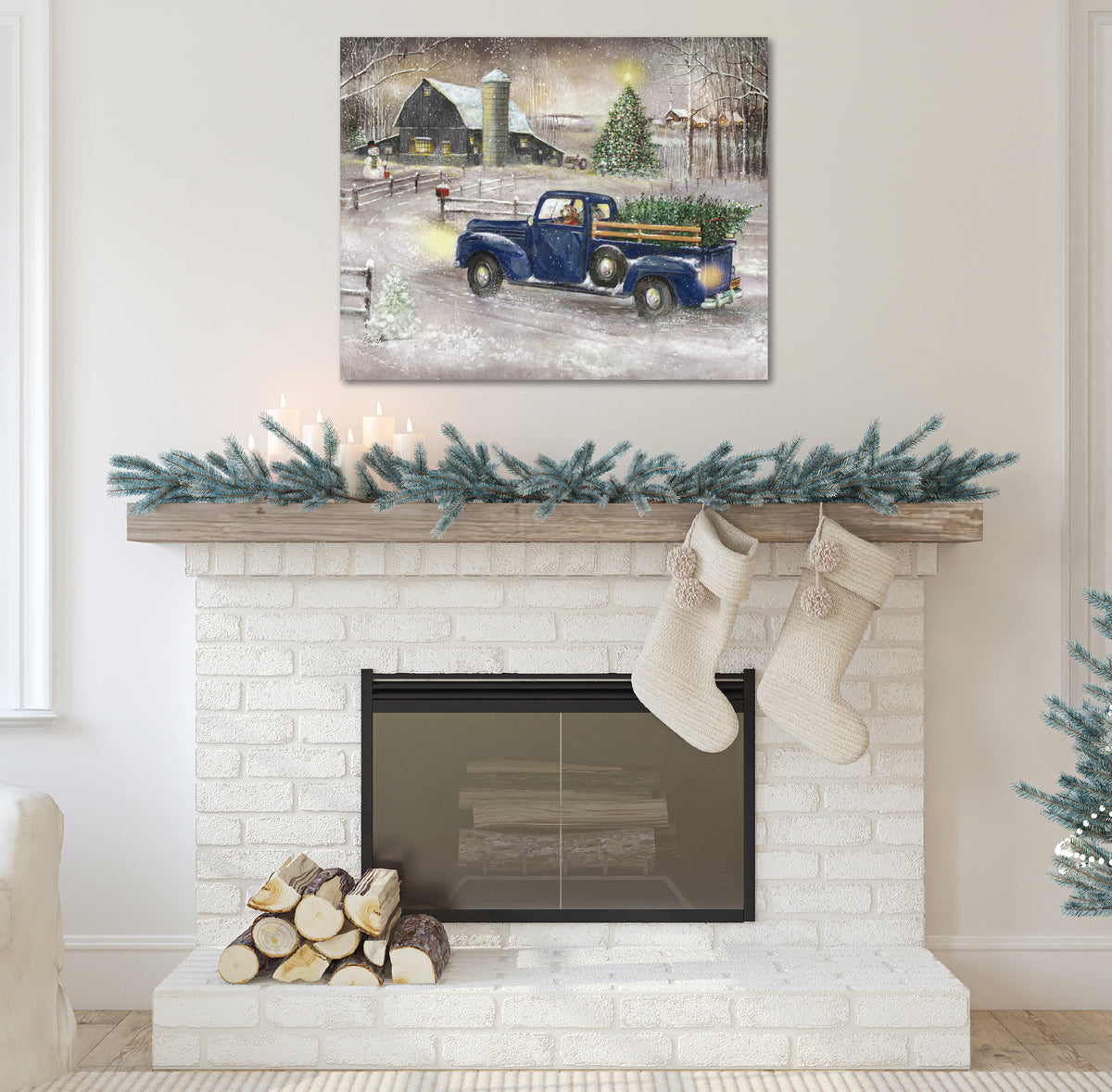 Winter Memories - Gallery Wrapped Canvas Wall Art