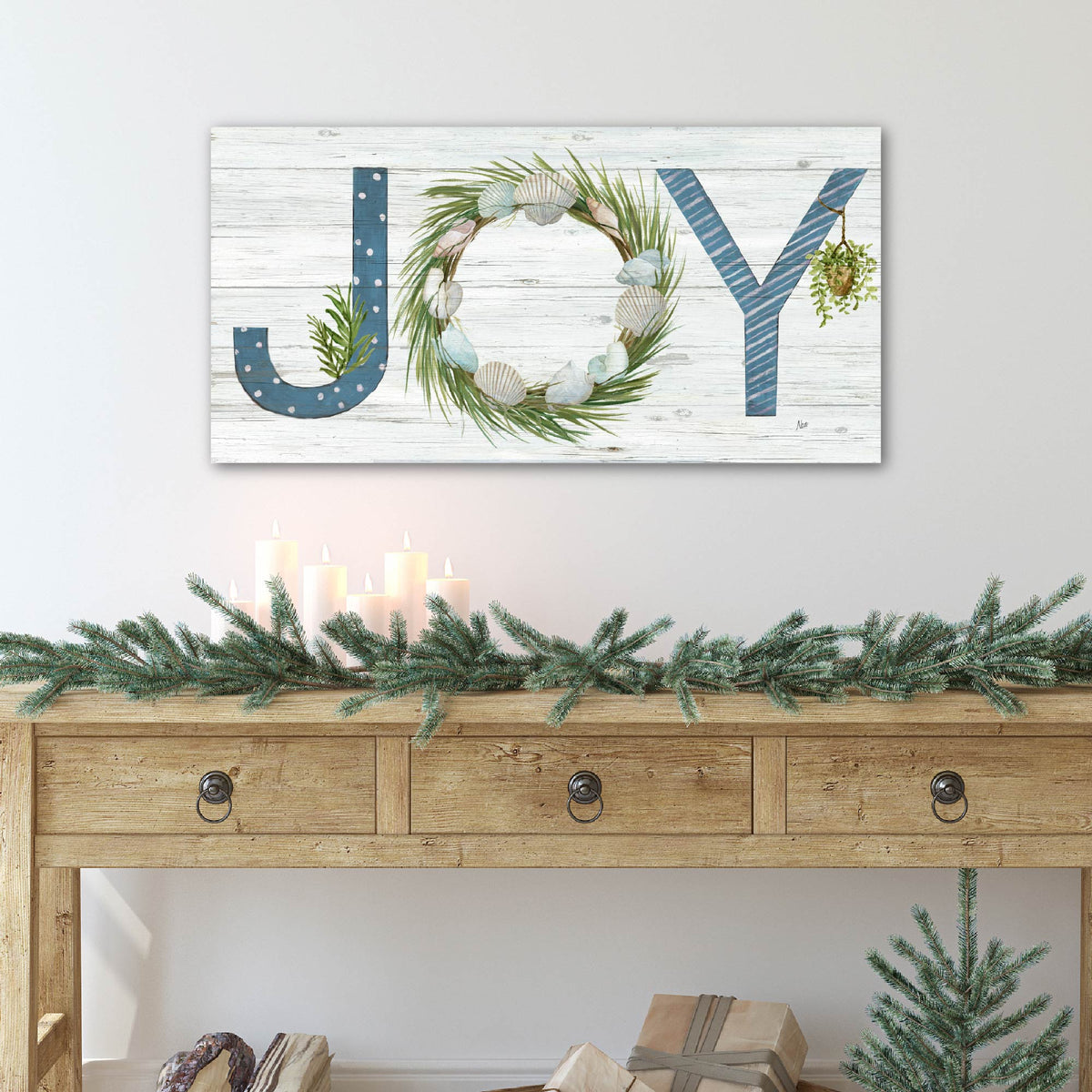 Coastal Joy - Gallery Wrapped Canvas Wall Art