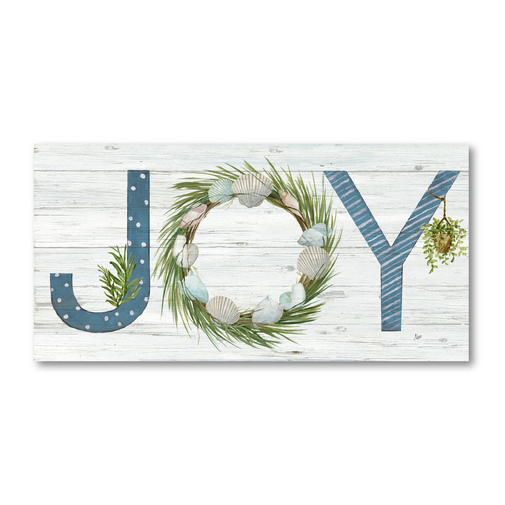 Coastal Joy - Gallery Wrapped Canvas Wall Art