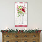Holiday Flowers I - Gallery Wrapped Canvas Wall Art