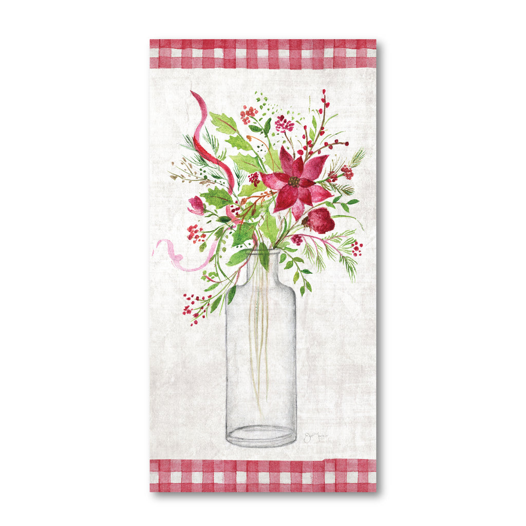Holiday Flowers I - Gallery Wrapped Canvas Wall Art