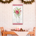 Holiday Flowers II - Gallery Wrapped Canvas Wall Art