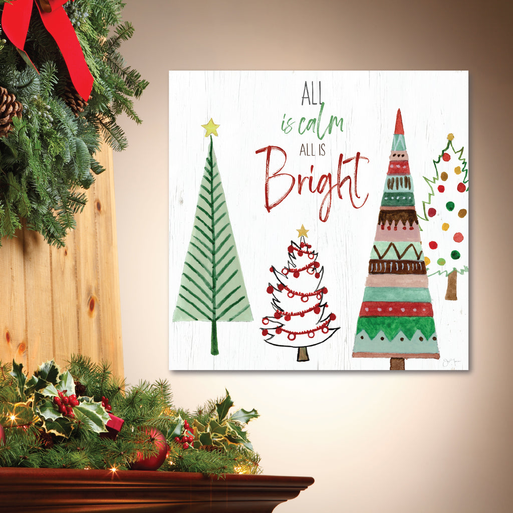 Bright Trees - Gallery Wrapped Canvas Wall Art