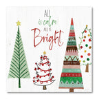 Bright Trees - Gallery Wrapped Canvas Wall Art