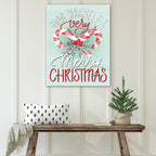 Candy Cane - Gallery Wrapped Canvas Wall Art