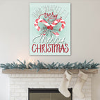Candy Cane - Gallery Wrapped Canvas Wall Art