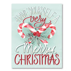Candy Cane - Gallery Wrapped Canvas Wall Art