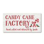 Candy Cane Factory - Gallery Wrapped Canvas Wall Art