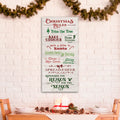 Christmas Rules - Gallery Wrapped Canvas Wall Art