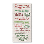 Christmas Rules - Gallery Wrapped Canvas Wall Art