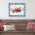 Merry Christmas Truck - Gallery Wrapped Canvas Wall Art