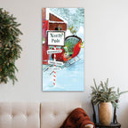 The North Pole - Gallery Wrapped Canvas Wall Art