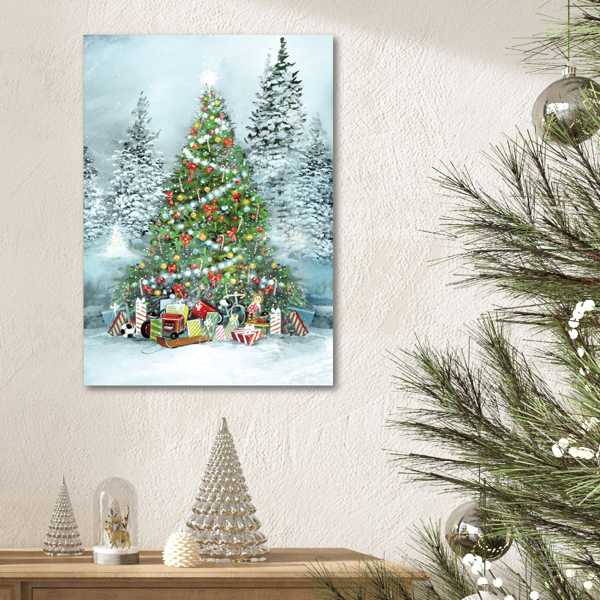 Under the Tree - Gallery Wrapped Canvas Wall Art