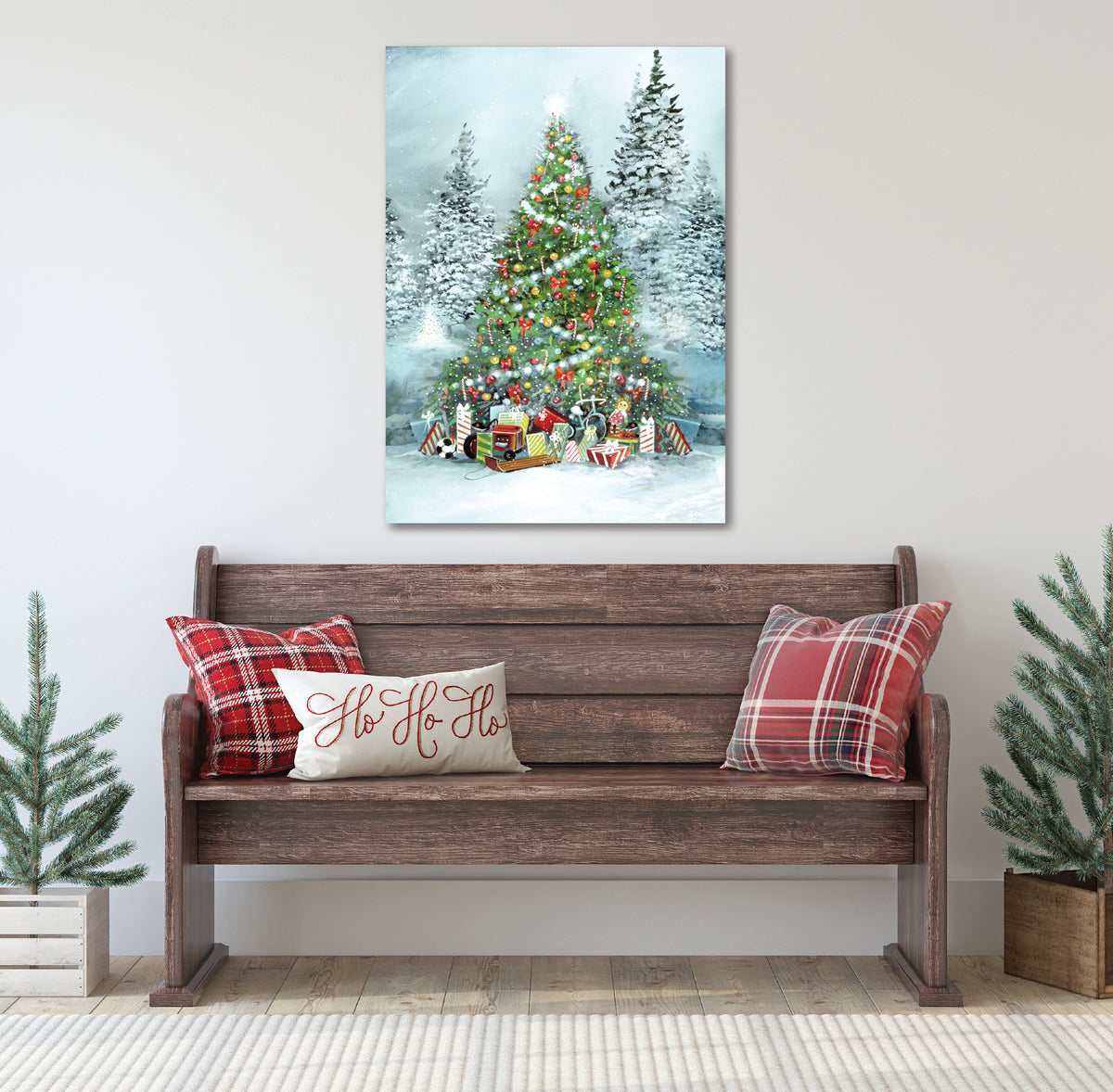 Under the Tree - Gallery Wrapped Canvas Wall Art