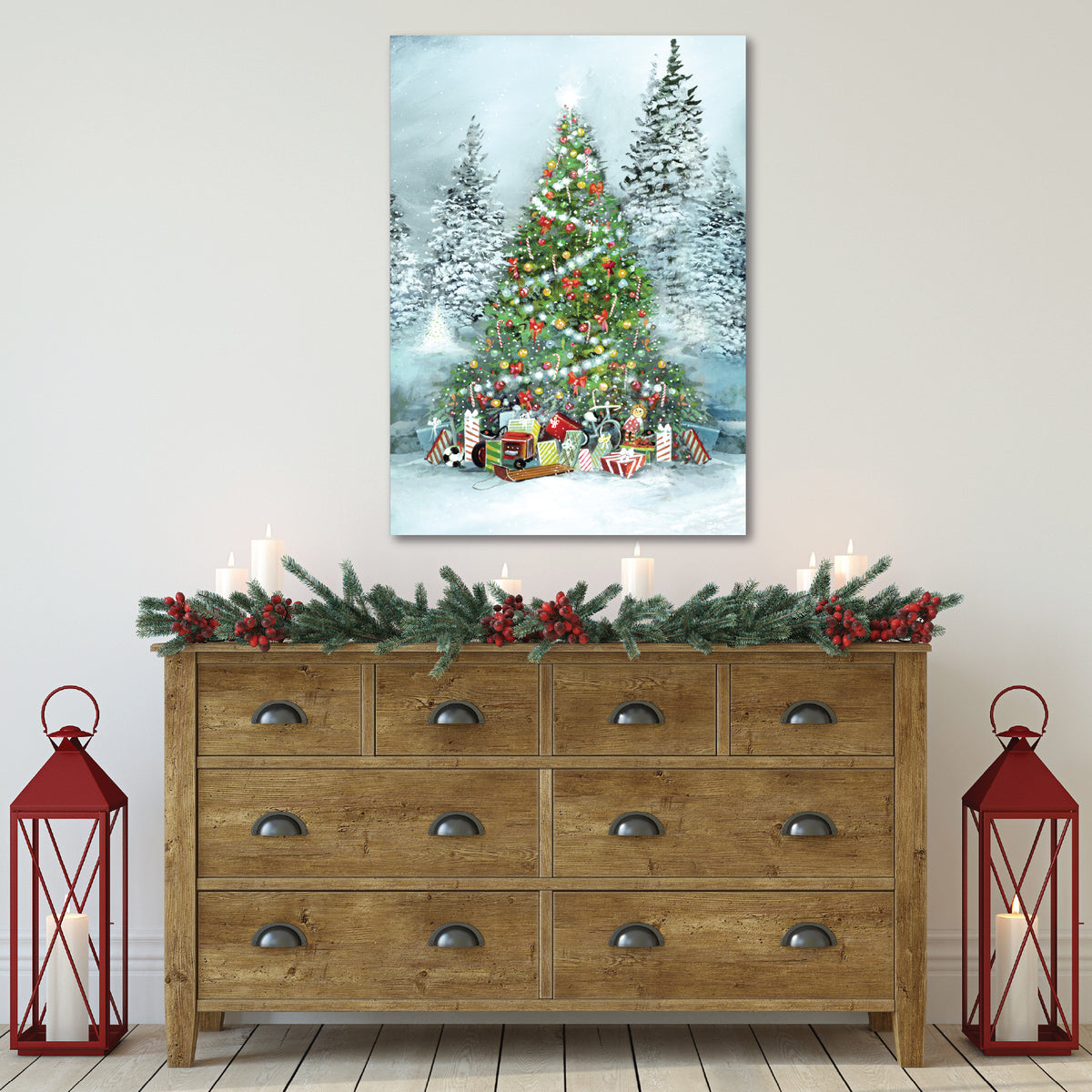 Under the Tree - Gallery Wrapped Canvas Wall Art