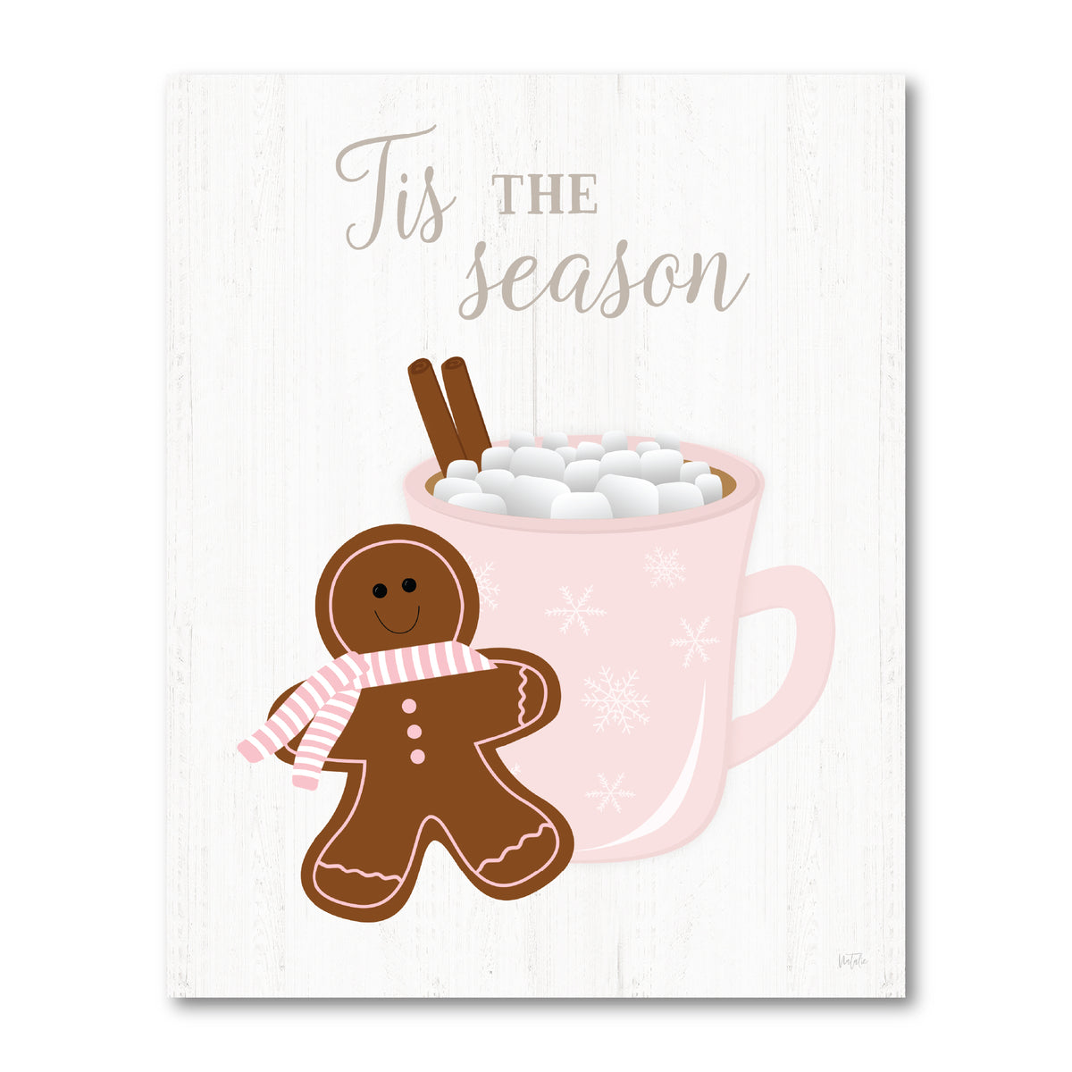 Gingerbread Hot Cocoa II - Gallery Wrapped Canvas Wall Art