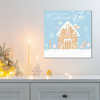 Gingerbread House I - Gallery Wrapped Canvas Wall Art