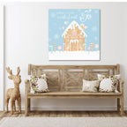Gingerbread House I - Gallery Wrapped Canvas Wall Art