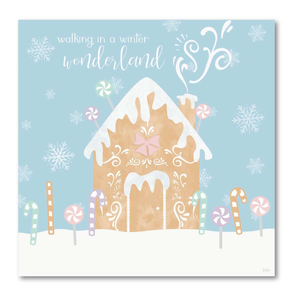 Gingerbread House I - Gallery Wrapped Canvas Wall Art