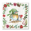 Winter Critter Chicks I - Gallery Wrapped Canvas Wall Art